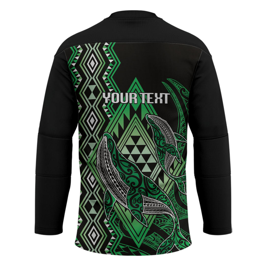 Aotearoa Iwi Ngai Tahu Personalised Hockey Jersey NZ Maori Humpback Whale Taniko Motifs LT14 - Polynesian Pride