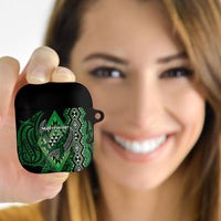 Aotearoa Iwi Ngati Pikiao AirPods Case NZ Maori Humpback Whale Taniko Motifs LT14 - Polynesian Pride