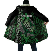 Aotearoa Iwi Ngati Pikiao Personalised Cloak NZ Maori Humpback Whale Taniko Motifs LT14 - Polynesian Pride