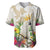 New Zealand Cacatua Galerita Baseball Jersey Aotearoa Cockatoo Tropical Flowers