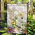 New Zealand Cacatua Galerita Garden Flag Aotearoa Cockatoo Tropical Flowers