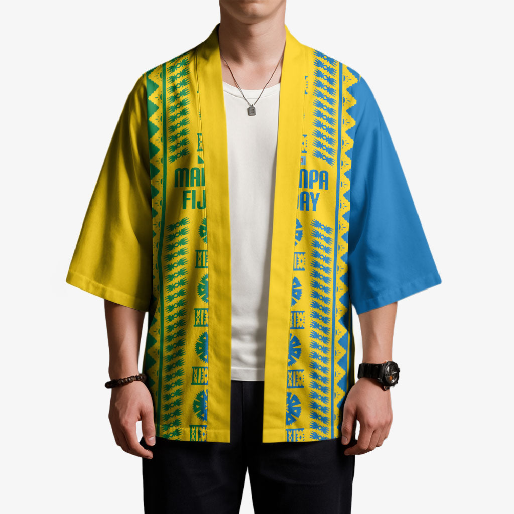 Malampa Fiji Day Kimono 10 October Together We Grow Tapa Motifs