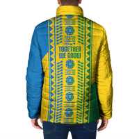 Malampa Fiji Day Padded Jacket 10 October Together We Grow Tapa Motifs