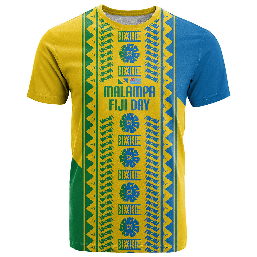 Malampa Fiji Day T Shirt 10 October Together We Grow Tapa Motifs