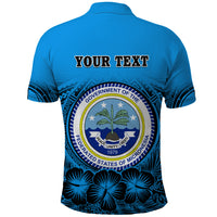 Personalised Yap Constitution Day Polo Shirt FSM Seal Happy 24 December LT14 - Polynesian Pride