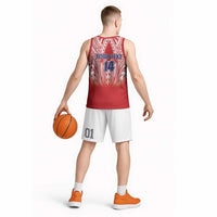 Toa Samoa Rugby Custom Basketball Jersey Samoa mo Samoa Polynesian Pacific Red - Polynesian Pride