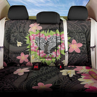 Polynesia Valentine's Day Back Car Seat Cover Hammerhead Shark Plumeria With Polynesian Pattern