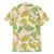 Beige Hawaii Plumeria Lei With Tropical Leaves Family Matching Puletasi and Hawaiian Shirt