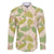 Beige Hawaii Plumeria Lei With Tropical Leaves Family Matching Puletasi and Hawaiian Shirt