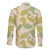 Beige Hawaii Plumeria Lei With Tropical Leaves Family Matching Summer Maxi Dress and Hawaiian Shirt
