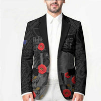 Personalised New Zealand ANZAC Day Blazer Lest We Forget Soldier Memorial