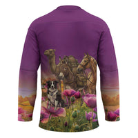 ANZAC Day Hockey Jersey Lest We Forget The Animals Of War LT15 - Polynesian Pride