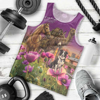 ANZAC Day Men Tank Top Lest We Forget The Animals Of War