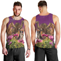 ANZAC Day Men Tank Top Lest We Forget The Animals Of War