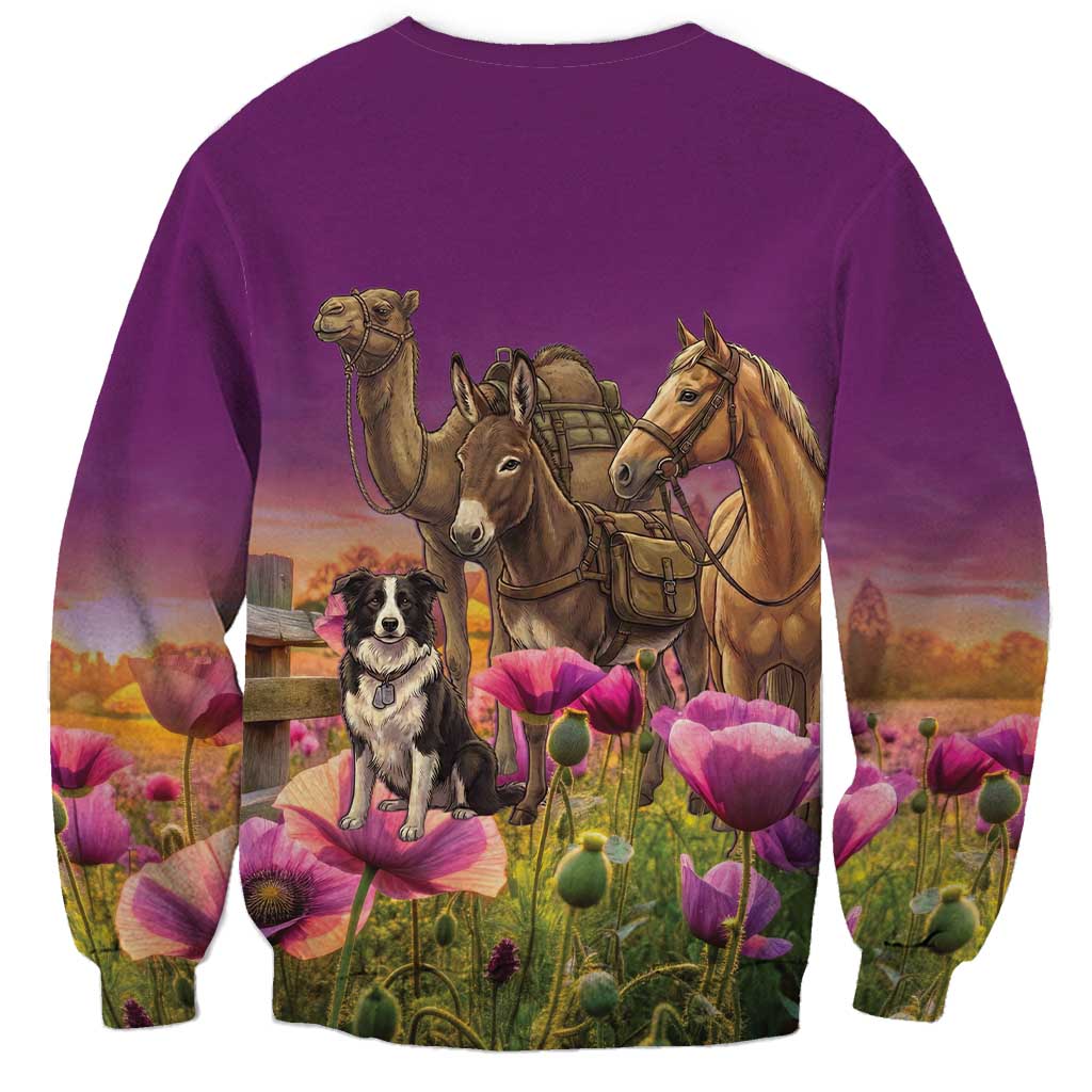 ANZAC Day Sweatshirt Lest We Forget The Animals Of War