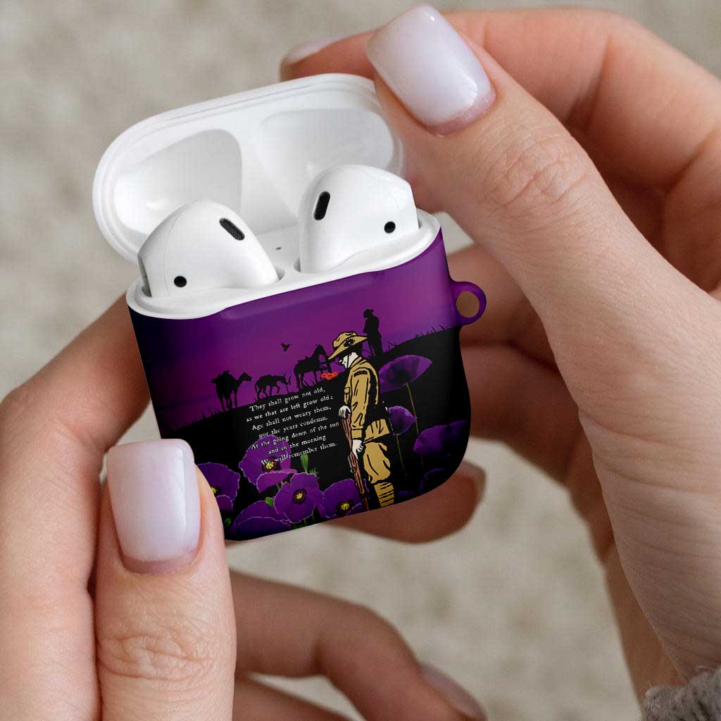 ANZAC Soldier and War Animals AirPods Case We Will Remember Them LT15 - Polynesian Pride