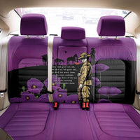 ANZAC Soldier and War Animals Back Car Seat Cover We Will Remember Them LT15 - Polynesian Pride