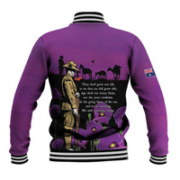 ANZAC Soldier and War Animals Baseball Jacket We Will Remember Them