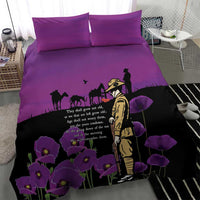 ANZAC Soldier and War Animals Bedding Set We Will Remember Them