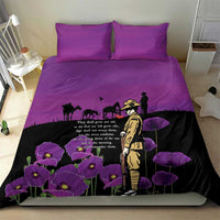 ANZAC Soldier and War Animals Bedding Set We Will Remember Them