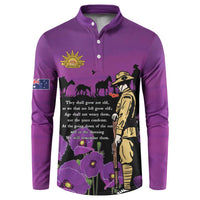 ANZAC Soldier and War Animals Button Sweatshirt We Will Remember Them