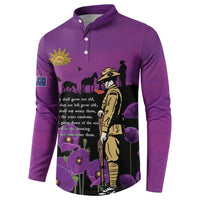 ANZAC Soldier and War Animals Button Sweatshirt We Will Remember Them