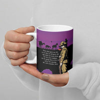 ANZAC Soldier and War Animals Ceramic Mug We Will Remember Them LT15 - Polynesian Pride