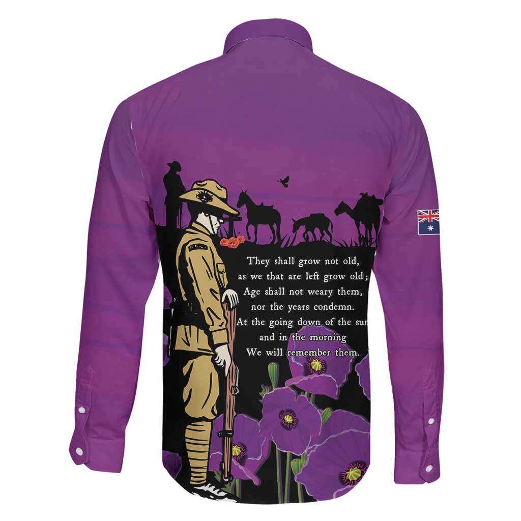ANZAC Soldier and War Animals Family Matching Off Shoulder Maxi Dress and Hawaiian Shirt We Will Remember Them LT15 - Polynesian Pride