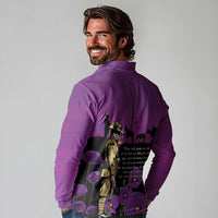 ANZAC Soldier and War Animals Long Sleeve Polo Shirt We Will Remember Them