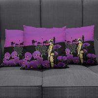 ANZAC Soldier and War Animals Pillow Cover We Will Remember Them