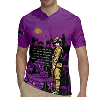 ANZAC Soldier and War Animals Rugby Jersey We Will Remember Them LT15 - Polynesian Pride