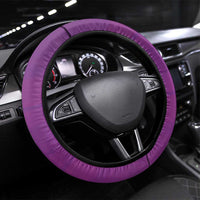 ANZAC Soldier and War Animals Steering Wheel Cover We Will Remember Them LT15 Universal Fit Purple - Polynesian Pride