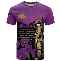 ANZAC Soldier and War Animals T Shirt We Will Remember Them