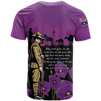 ANZAC Soldier and War Animals T Shirt We Will Remember Them