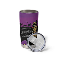 ANZAC Soldier and War Animals Tumbler Cup We Will Remember Them