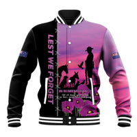 Personalised ANZAC War Animals Baseball Jacket Lest We Forget Memorial