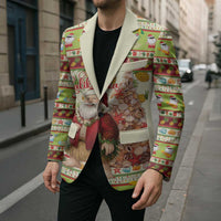 Hawaiian Santa Aloha Pineapple Christmas Blazer Mele Kalikimaka - Polynesian Pride