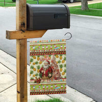 Hawaiian Santa Aloha Pineapple Christmas Garden Flag Mele Kalikimaka - Polynesian Pride