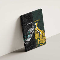 New Zealand and South Africa Rugby Canvas Wall Art Silver Fern With Springboks