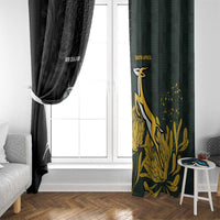 New Zealand and South Africa Rugby Window Curtain Silver Fern With Springboks LT15 - Polynesian Pride