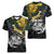 New Zealand and South Africa Rugby Personalised Women V-Neck T-Shirt Maori Kiwi With Springboks