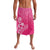 New Zealand Silver Fern Rugby Custom Lavalava Maori Tiki Pink Version