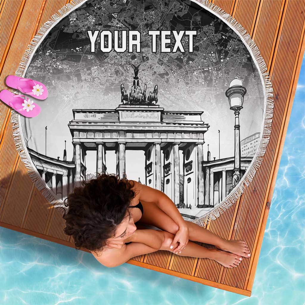 Personalized Germany Berlin Wall Beach Blanket Tag der Deutschen Einheit