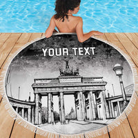 Personalized Germany Berlin Wall Beach Blanket Tag der Deutschen Einheit