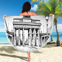 Personalized Germany Berlin Wall Beach Blanket Tag der Deutschen Einheit