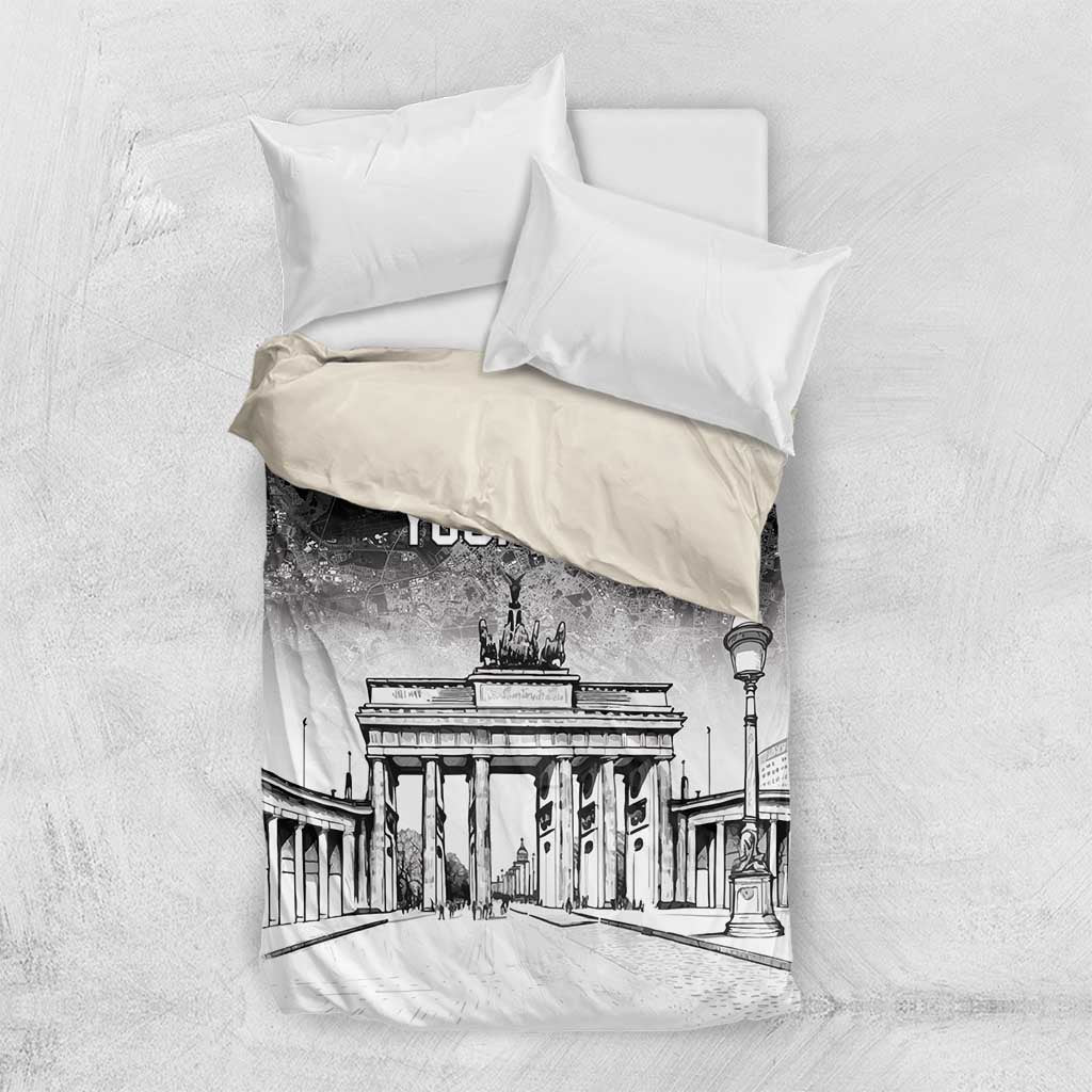 Personalized Germany Berlin Wall Bedding Set Tag der Deutschen Einheit
