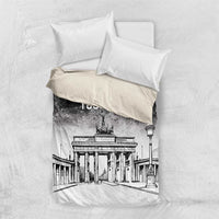 Personalized Germany Berlin Wall Bedding Set Tag der Deutschen Einheit