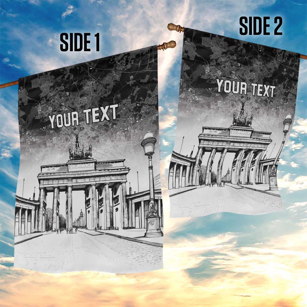 Personalized Germany Berlin Wall Garden Flag Tag der Deutschen Einheit