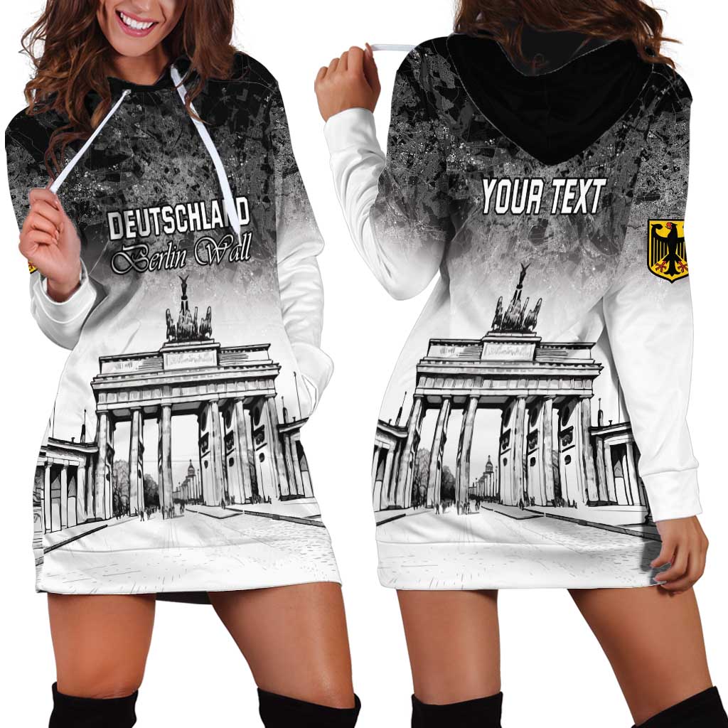 Personalized Germany Berlin Wall Hoodie Dress Tag der Deutschen Einheit