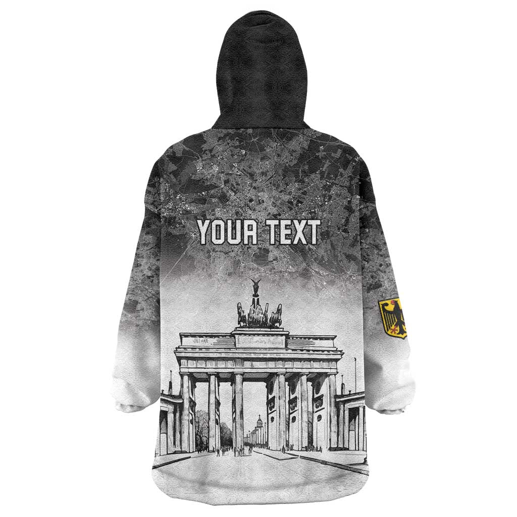 Personalized Germany Berlin Wall Wearable Blanket Hoodie Tag der Deutschen Einheit